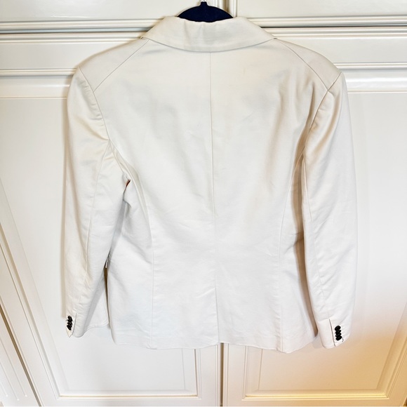 Veronica Beard Womens Ivory Suit Coat Blazer Classic Style Preppy Jacket Size 10 - Picture 11 of 11